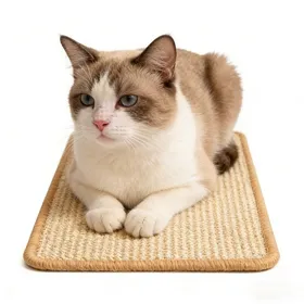 Comparer les prix de Griffoir Chat Sisal Naturel - Résistant - Sans Poussière - Bande Auto-Agrippante - 20x40 cm
