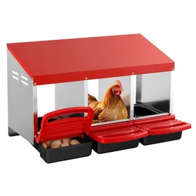 Comparer les prix de Pondoir à Poules-VEVOR-796x525x475 mm-avec Trous Inférieurs, Plate-forme de Repos-pour Différentes Races de Poules