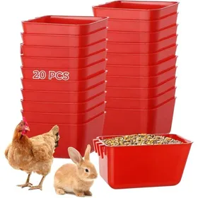 Comparer les prix de 20 pièces tasse en cage mangeoire et fabricant deau potable type suspendu adapté aux perruches pour animaux de compagnie