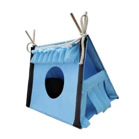 Meilleurs prix pour SALUTUYA tente tunnel pour cachette de hamster SALUTUYA maison de tente tunnel pour petits animaux SALUTUYA animalerie jouet Bleu