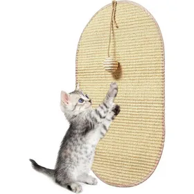 Meilleurs prix pour Tapis griffoir pour chats - griffoir mural - griffoir en sisal pour chats - 55*33*04cm - résistant à lusure - griffoir pour