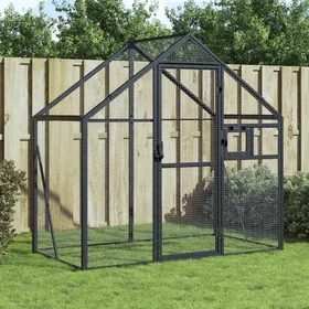 Comparer les prix de Solde - Mobilier Volière anthracite 179x100x185 cm aluminium DECO JA6973092