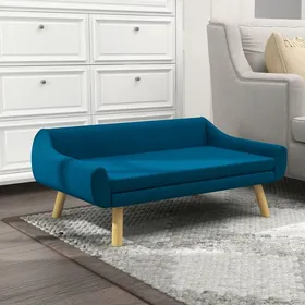 Meilleurs prix pour Canapé pour chien - AKOZON - 13656 - design scandinave - tissu aspect velours - coussin amovible