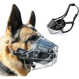 Comparer les prix de Muselière en cuir pour chiens de grande taille Label