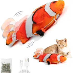 Meilleurs prix pour Jouet ChatJouets Poisson Electronique pour ChatPoisson pour Chat Qui Bouge avec CataireJouet Chaton Interactif Jouet Chat