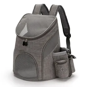 Comparer les prix de Sac à dos de transport pour animaux de compagnie avec sac à crottes, compartiment pour friandises pour chats et chiens et