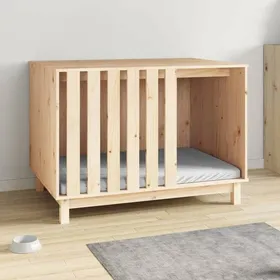 Meilleurs prix pour Clarence - TOP* Meuble/Maison/ Niche pour chien 100x70x72 cm - naturel magnifique - Bois de pin massif EU5086