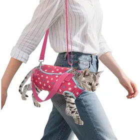Comparer les prix de Sac De Transport pour Chien Chat Respirant et Pliable Sac Transport Chien Portable Sac de Transport Chat Rose，S