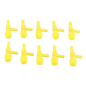 Meilleurs prix pour Lot de 10 vannes de régulation de pompe à air à 3 voies en plastique pour aquarium (jaune)