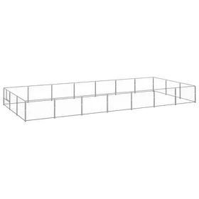Meilleurs prix pour CLARENCE Chenil - VIDAXL - Pour multiples utilisation - Argenté 21 m² Acier FR415