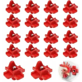 Meilleurs prix pour Lot 18 pcs abreuvoirs automatiques pour poulets canards volaille ttines rouges Label