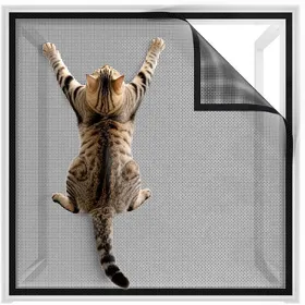 Meilleurs prix pour Filet chat - Filet protection chat - Aucun perçage requis - Réutilisation - 100*130cm - Peut être coupé - Fixations incluses