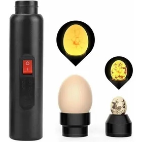Meilleurs prix pour Mire Oeuf Lampe Mire Oeuf Testeur doeufs Lumière LED pour Vérifier l’Incubation d’Oeuf Portable Incubateur doeufs de Cane