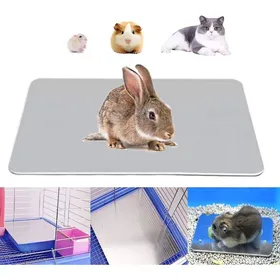 Meilleurs prix pour Tapis rafraîchissant en aluminium pour lapin, hamster, chiot, chaton, cochon d'Inde, chinchilla et autres petits animaux.