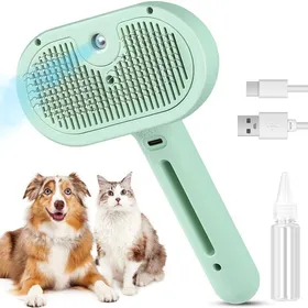 Meilleurs prix pour Brosse à vapeur pour chat brosse à vapeur pour chats et chiens à poils longs et courts brosse à vaporiser pour le toiletta Onglet