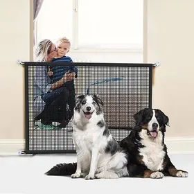 Comparer les prix de Barrière De Sécurité Pour Bébés Et Chiens Barriere Chien Barrière De Sécurité Sans Perçage Barrière D’Escalier 110x76cm