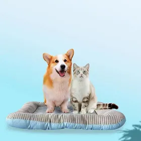 Comparer les prix de L-Tapis auto-rafraîchissant pour chiens et chats – Pas besoin délectricité tapis rafraîchissant pour chenils tapis de couchage