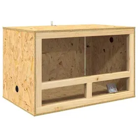 Meilleurs prix pour Terrarium en OSB - vidaxl - 80x50x50 cm - Marron - Usage intérieur - Thermomètre inclus - Assemblage requis - Durable