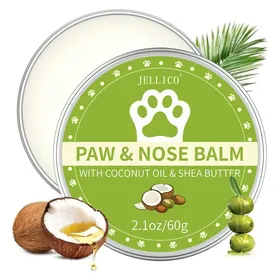 Meilleurs prix pour Baume pour le nez et les pattes de chien - Hydrate et conditionne et soulage les coussinets secs et craquelés (60g)