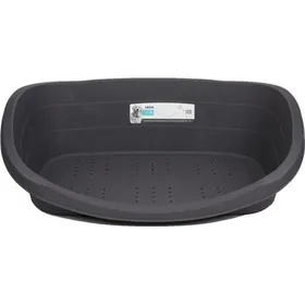 Comparer les prix de MPETS Corbeille Java en plastique XL - Gris - Pour chien