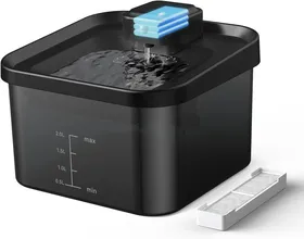 Comparer les prix de 2L Fontaine a Eau Chat sans Fil,Fontaine a Eau Chat par Batterie 4000mAh,Fontaine pour Chat à Capteur Infrarouge,Fonctionne