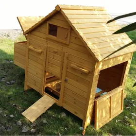 Comparer les prix de Poulailler Bassette XL 6 à 10 poules - Poulailler Direct - Marron - 10 animaux