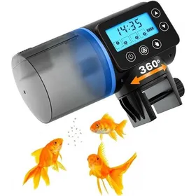 Meilleurs prix pour Distributeur Nourriture Poisson Aquarium Distributeur Automatique Poisson jusquà 4 Fois par Jour