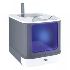 Comparer les prix de XJING-Boîte à litière pour chats, grande litière de chats, couvercle sans odor toilettes pour chats, désinfection ultraviolette