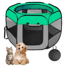 Meilleurs prix pour Parc Portable Pliable pour Animaux de Compagnie Tente pour Animaux de Compagnie et Chiot (Émeraude L)