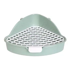 Meilleurs prix pour Bac à litière pour Lapin - Animal - Vert - Matériau durable - Taille moyenne - Conception hygiénique-keeper