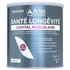 Meilleurs prix pour Arkopharma Santé Longévité Capital Musculaire 30 Jours 285 g