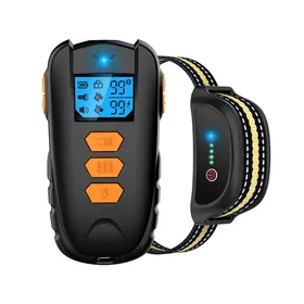 Comparer les prix de Collier anti-aboiement pour chien collier dentraînement pour contrôle des aboiements avec bip et choc vibratoire pour chiens