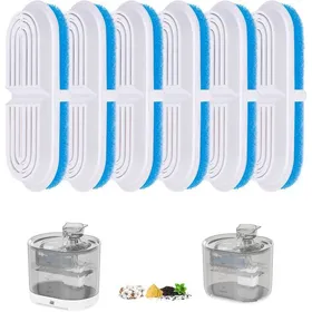 Meilleurs prix pour Filtre Fontaine a Eau pour Chat Nouveau Filtre Fontaine Eau Chat à Quadruple Action Filtres Remplacement 6PCS pour Fon FILTRE A AIR
