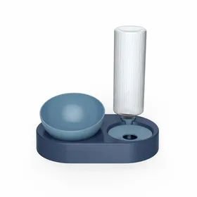Comparer les prix de Double eau et gamelle pour chien et chat - Distributeur automatique deau avec écuelle de nourriture - Ensemble de gamelles
