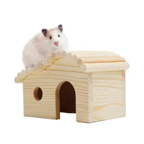 Comparer les prix de Niche en bois pour cochon dInde  accessoire de cage à lapin avec fenêtres maison en bois pour lapins
