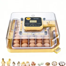 Comparer les prix de Couveuse Œuf Automatique-VEVOR-48 Œufs de Poule Incubateur-avec Mire LED Contrôle Température et Humidité