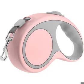 Meilleurs prix pour Laisse rétractable pour chiens - MICH - Rose - Ajustable automatiquement - Adaptée aux chiens et chats - Longueur 48 m