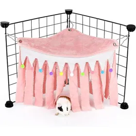 Meilleurs prix pour Cabane et Hamac Rose pour Cochons dInde Tente/Cachette dAngle pour Cage de Petits Animaux .