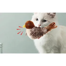 Meilleurs prix pour Jouet interactif pour chat - Nosheir - Oiseau gazouillant simulé - Mouvements réalistes - Sons authentiques