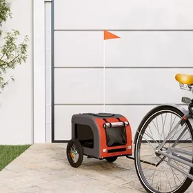 Meilleurs prix pour Moderne Chariot à Vélo animaux - Poussette pour chien orange Orange Polyester et acier @FR(262701)