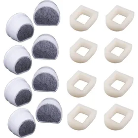 Comparer les prix de Lot de 16 Préfiltres en Mousse et Filtre à Carbone Compatible avec PetSafe Drinkwell Fountain INOX 360 Avalon Pagoda Seascape