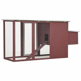 Comparer les prix de Brun Abri poules/animaux - SARAZYJ - Poulailler dextérieur - avec 1 nichoir Marron Bois Hot81880686