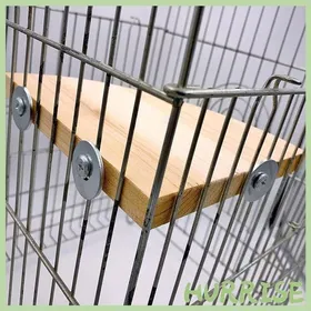 Meilleurs prix pour HURRISE Accessoires de cage à oiseaux Plate-forme d'oiseau en bois Parrot Stand Birdcage Pet Accessoires animalerie soin 17 * 17