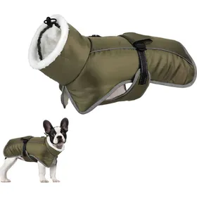 Meilleurs prix pour Manteau pour chien - Pull pour chien - Manteau dhiver imperméable pour chien-Manteau doublé pour chien - Manteau coupe-vent pour-M