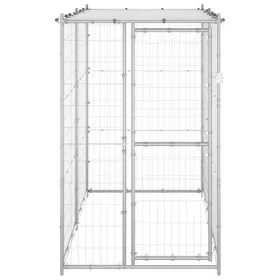 Meilleurs prix pour SALE dhiver Chenil/Enclos dextérieur - UU - Grande espace - Acier galvanisé avec toit - 110x220x180 cm CC41
