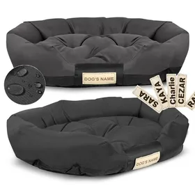 Meilleurs prix pour Panier pour chien 100x75 cm personnalisé imperméable noir