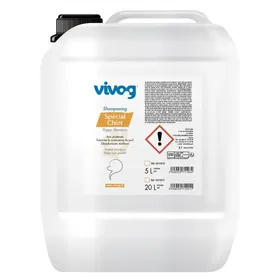 Meilleurs prix pour Shampoing pour chien spécial Vivog - blanc - Blanc - 5 L