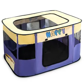 Meilleurs prix pour Parc pour chiots clôture portable pliable pour animaux de compagnie tente respirante pour chiens chats lapins