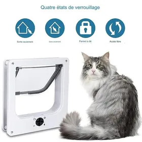 Meilleurs prix pour Chatiere pour Chat, Grande chatière,27cm x 23.5cm, pour Chats et Petits Chiens de circonférence