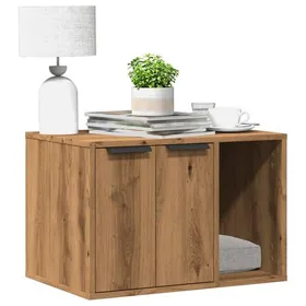 Meilleurs prix pour Meuble bac à litière chat - vidaXL - Chêne artisanal - 60x40x40 cm - Bois dingénierie